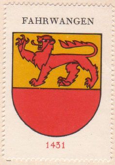 Wappen von/Blason de Fahrwangen