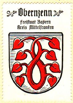 Wappen von Obernzenn/Coat of arms (crest) of Obernzenn