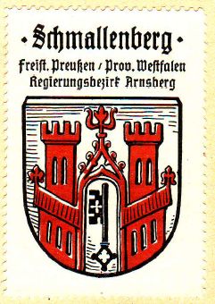 Wappen von Schmallenberg/Coat of arms (crest) of Schmallenberg