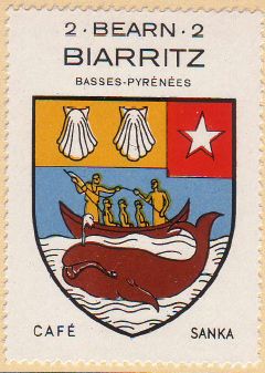 Blason de Biarritz/Coat of arms (crest) of {{PAGENAME