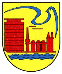 Wappen von Eisenhüttenstadt/Arms (crest) of Eisenhüttenstadt