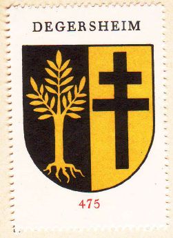 Wappen von/Blason de Degersheim