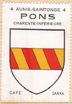 Blason de Pons (Charente-Maritime)/Coat of arms (crest) of {{PAGENAME