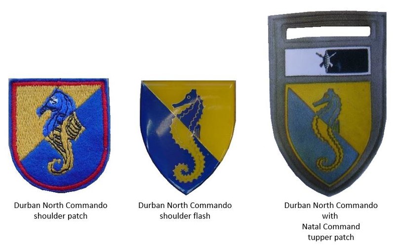 Coat of arms (crest) of the Durban North Commando, South African Army