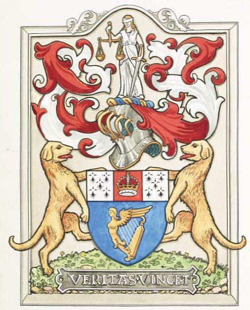Arms of Law Society of Ireland