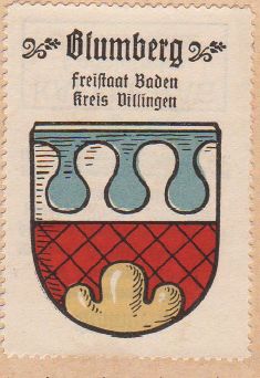 Wappen von Blumberg/Coat of arms (crest) of Blumberg
