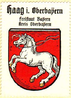 Wappen von Haag in Oberbayern/Coat of arms (crest) of Haag in Oberbayern