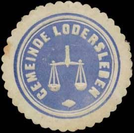 Wappen von Lodersleben/Arms (crest) of Lodersleben