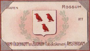 Wapen van Rossum/Coat of arms (crest) of Rossum