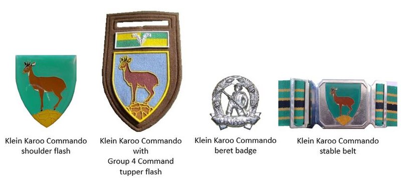Coat of arms (crest) of the Klein Karoo Commando, South African Army