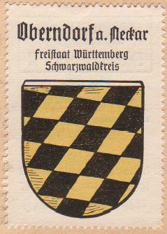 Wappen von Oberndorf am Neckar/Coat of arms (crest) of Oberndorf am Neckar