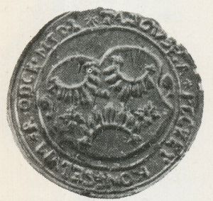Seal (pečeť) of Tasov (Hodonín)