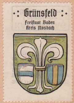 Wappen von Grünsfeld