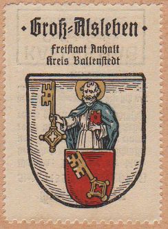 Wappen von Großalsleben/Coat of arms (crest) of Großalsleben