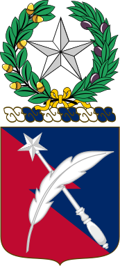 Coat of arms (crest) of the 149th Personnel Services Battalion, Texas Army National Guard