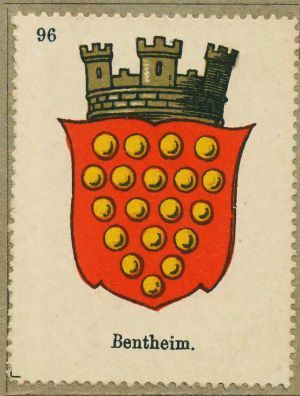 Wappen von Bad Bentheim/Coat of arms (crest) of Bad Bentheim