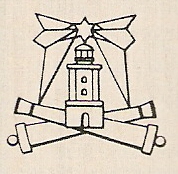Coat of arms (crest) of Hanko (Hangö) Coastal Artillery Battalion, Finnish Army