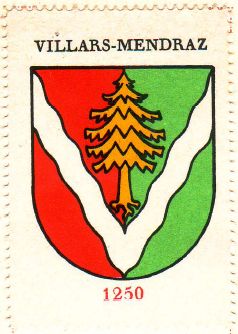 Wappen von/Blason de Villars-Mendraz