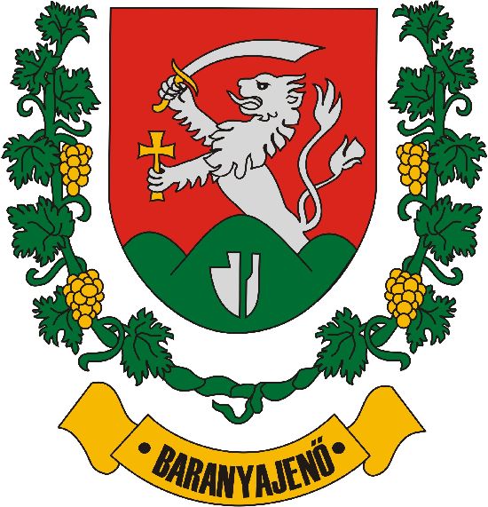 350 pxBaranyajenő (címer, arms)