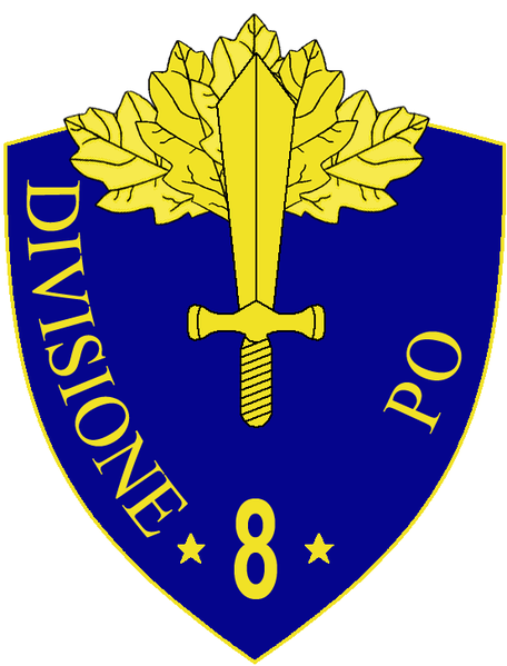 File:8th Infantry Division Po, Italian Army.png