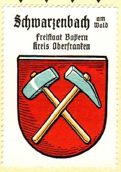 Wappen von Schwarzenbach am Wald/Coat of arms (crest) of Schwarzenbach am Wald