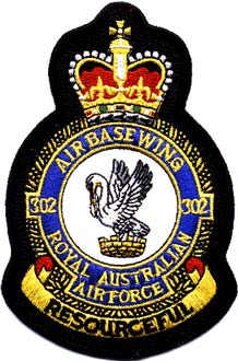 Coat of arms (crest) of the No 302 Air Base Wing, Royal Australian Air Force