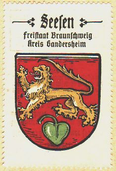 Wappen von Seesen/Coat of arms (crest) of Seesen