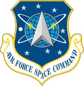 Coat of arms (crest) of the Air Force Space Command, US Air Force