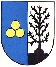 Wappen von Gamshurst/Arms (crest) of Gamshurst