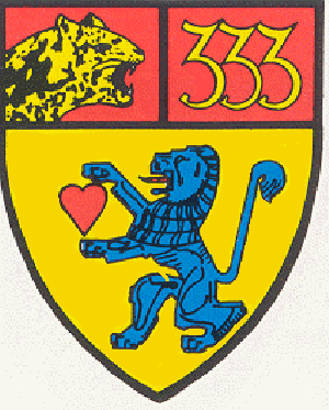 Coat of arms (crest) of the Armoured Battalion 333, German Army