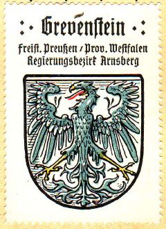 Wappen von Grevenstein/Coat of arms (crest) of Grevenstein