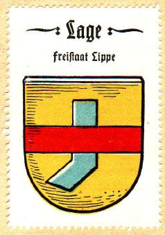 Wappen von Lage (Germany)/Coat of arms (crest) of Lage (Germany)