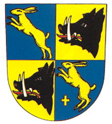 Arms (crest) of Budyně nad Ohří