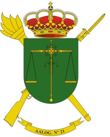 Coat of arms (crest) of the Logistics Support Group 21, Spanish Army