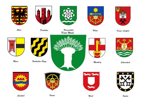 Arms in the Wesel District