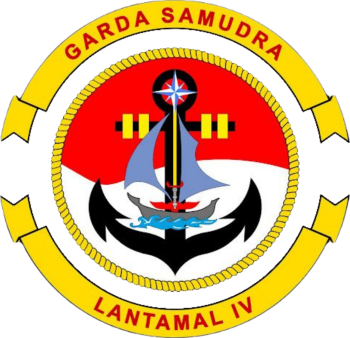Coat of arms (crest) of the IV Main Naval Base, Indonesian Navy