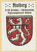 Wappen von Stolberg/Arms (crest) of Stolberg