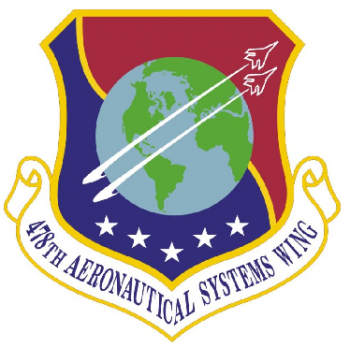 Coat of arms (crest) of the 478th Aeronautical Systems Wing, US Air Force
