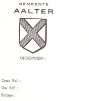 Wapen van Aalter/Arms (crest) of Aalter