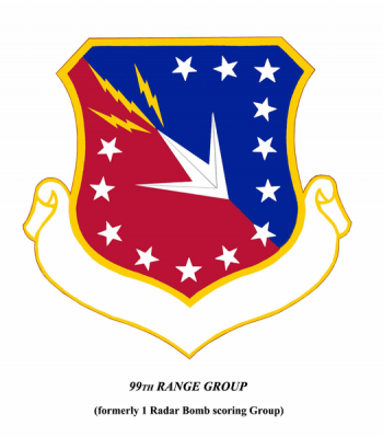 Coat of arms (crest) of the 99th Range Group, US Air Force