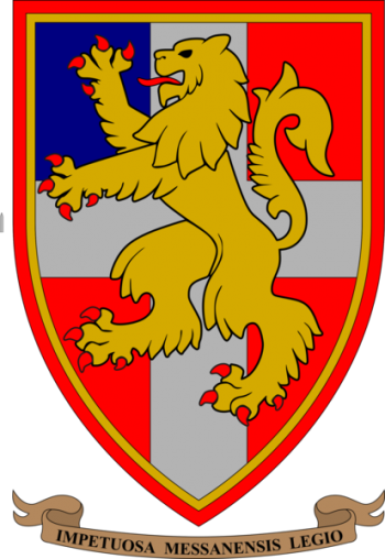 Coat of arms (crest) of the 94th Infantry Regiment Messina, Italian Army