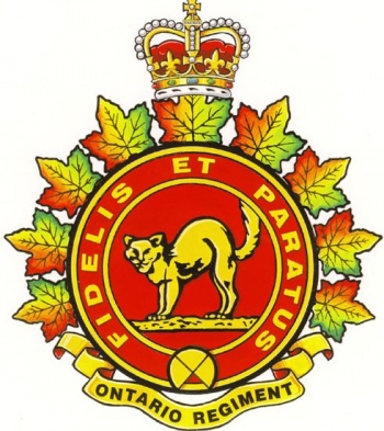 Coat of arms (crest) of the The Ontario Regiment, Candian Army