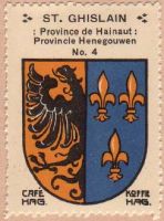 Blason de Saint-Ghislain/Arms (crest) of Saint-Ghislain