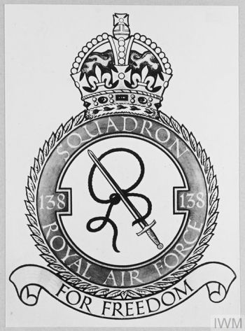 Coat of arms (crest) of the No 138 Squadron, Royal Air Force