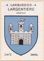 Blason de Largentière/Arms (crest) of Largentière
