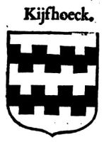 Wapen van Kijfhoek/Arms (crest) of Kijfhoek