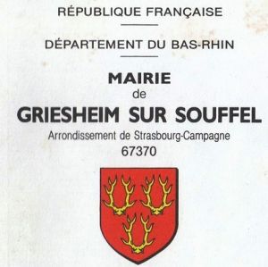 Blason de Griesheim-sur-Souffel/Coat of arms (crest) of {{PAGENAME