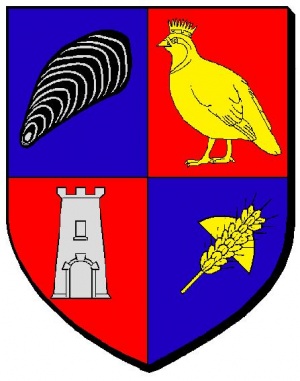 Blason de Charron (Charente-Maritime)/Arms (crest) of Charron (Charente-Maritime)
