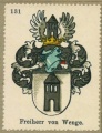 Wappen Freiherr von Wenge nr. 131 Freiherr von Wenge