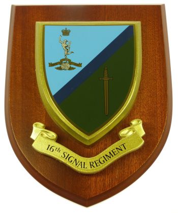Coat of arms (crest) of the 16 Signal Regiment, British Army